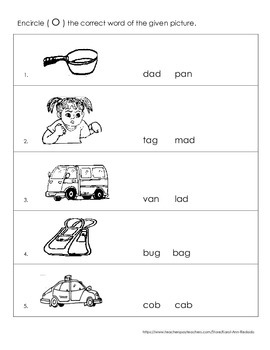 cvc words medial a e i o and u freebie worksheet tpt