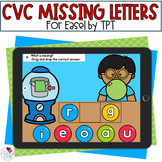 CVC Words - Missing Sounds - Phonics - Easel by TPT