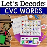 CVC Words - Word Work Activity