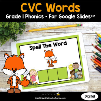 Preview of CVC Words Phonics Activities | 1st Grade Phonics