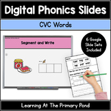 CVC Words Phonics Slides | Short Vowels | Google Slides Phonics