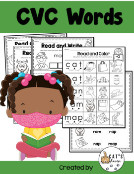 CVC Words Practice: Learn To Read by Cat's Haven | TPT