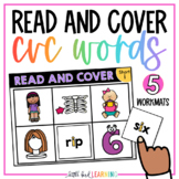 CVC Words Read and Cover Activity | Print Version