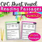 CVC Words Reading Passages - Decodable Short Vowel CVC Sto