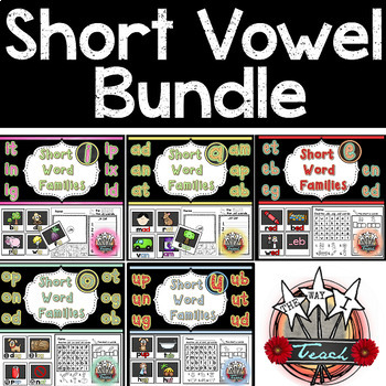 Preview of Short Vowels Words BUNDLE