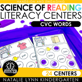 CVC Words Short Vowel Centers Science of Reading Aligned Centers