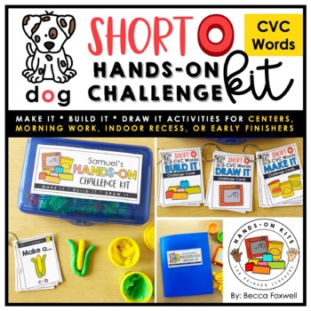 Preview of CVC Words Short Vowel O Hands-On Kit | Morning Work | Center Activities