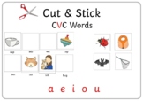CVC Words - Short Vowels - Velcro Activity