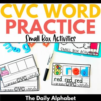 CVC Words: Small Box Activities