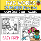 CVC Words Summer Review