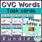 CVC Words Task Cards - BUNDLE