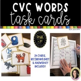 CVC Words ~ Task Cards ~ SCOOT game