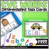 CVC Task Cards FREEBIE