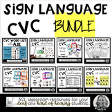 CVC Words With Pictures BUNDLE | Sign Language