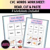 CVC Words Cut & Paste Activity