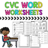 CVC Words | Worksheets | Activities | SOR