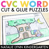 CVC Words Worksheets | CVC Short Vowel Puzzles No Prep Worksheets