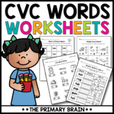 CVC Words Practice Worksheets | Phonics Centers & Independ