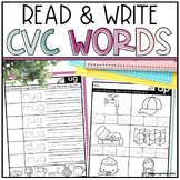 CVC Words Worksheets - Find and Write CVC words with Pictu