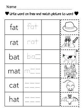 CVC Words Worksheets Printables by Teacher's happiness | TPT