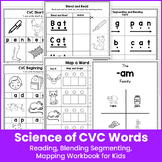 CVC Words Worksheets: Reading, Blending, and Segmenting Ac