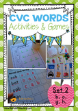 CVC Words Worksheets and Activities | CVC Practice Set #2