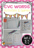 CVC Words Worksheets and Activities | CVC Practice Set #3