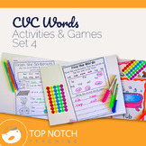 CVC Words Worksheets and Activities | CVC Practice Set #4