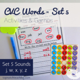 CVC Words Worksheets and Activities | CVC Practice Set #5