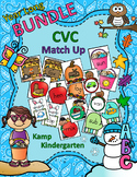 CVC Words and Pictures Match Up Year Long Phonics BUNDLE f