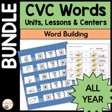 CVC Words for Kindergarten Phonics Science of Reading Cent
