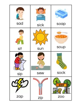 Letter S : Initial Position Of Words Free Activities online for
