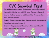 CVC Words snowball fight