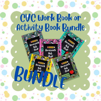 Preview of CVC Workbook or Activity Book bundle