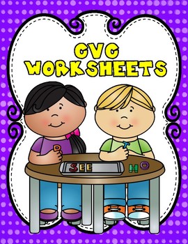 Preview of Blending CVC Words Worksheets