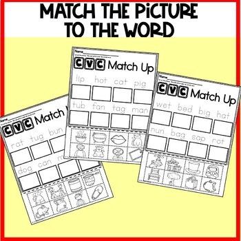 CVC Words Worksheets by The Joyful Journey | Teachers Pay Teachers