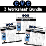 CVC Unscramble Sentences Worksheets by Teacher's Take-Out | TPT