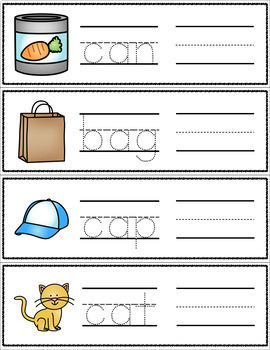CVC Write and Swipe Cards by Amanda's Little Learners | TPT