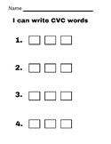 CVC Write the room blank template