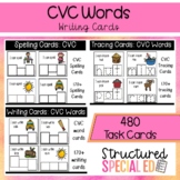 CVC Writing Task Cards Bundle