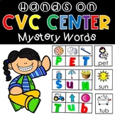 CVC and Beginning Sounds Mystery Word Literacy Center