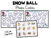 CVC and Initial Sound Phonics Games Winter Addition