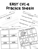 CVC-e Practice Sheets