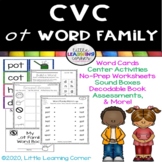 CVC ot Word Family Packet ~ Short o word families
