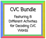 CVC Bundle: Different Activities for Decoding CVC Words