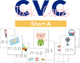 CVC short A task cards