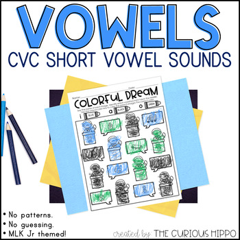 Preview of CVC short vowel practice NO PREP