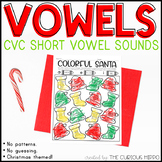 CVC short vowel practice - No Prep - Christmas 