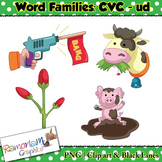 CVC short vowel ud clip art