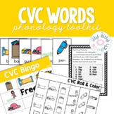 CVC words - phonology toolkit for speech therapy